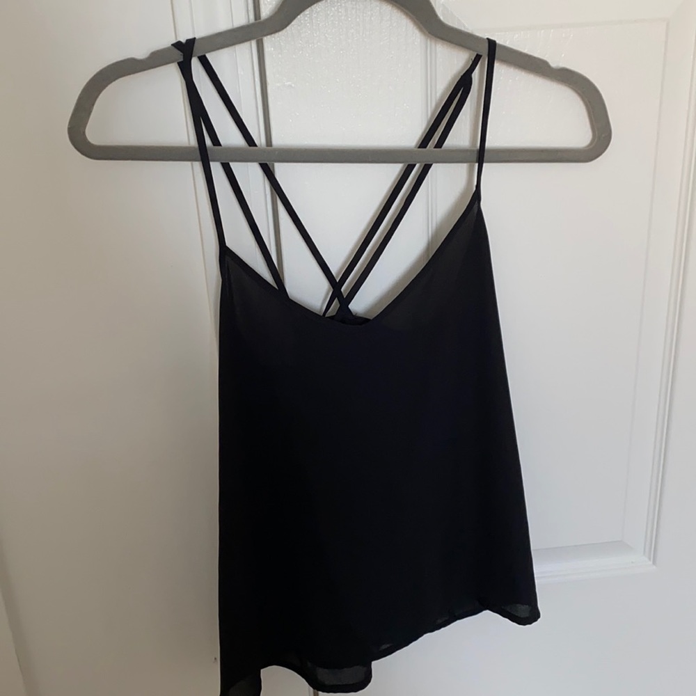 Black Hollister tank top
